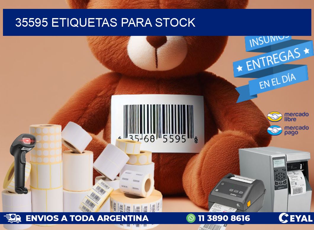 35595 ETIQUETAS PARA STOCK