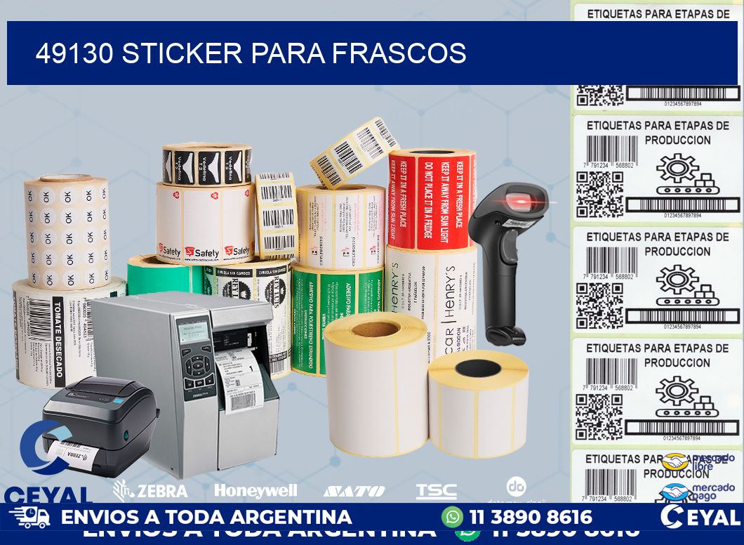 49130 STICKER PARA FRASCOS
