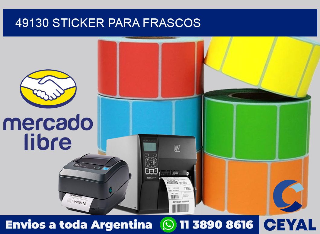 49130 STICKER PARA FRASCOS