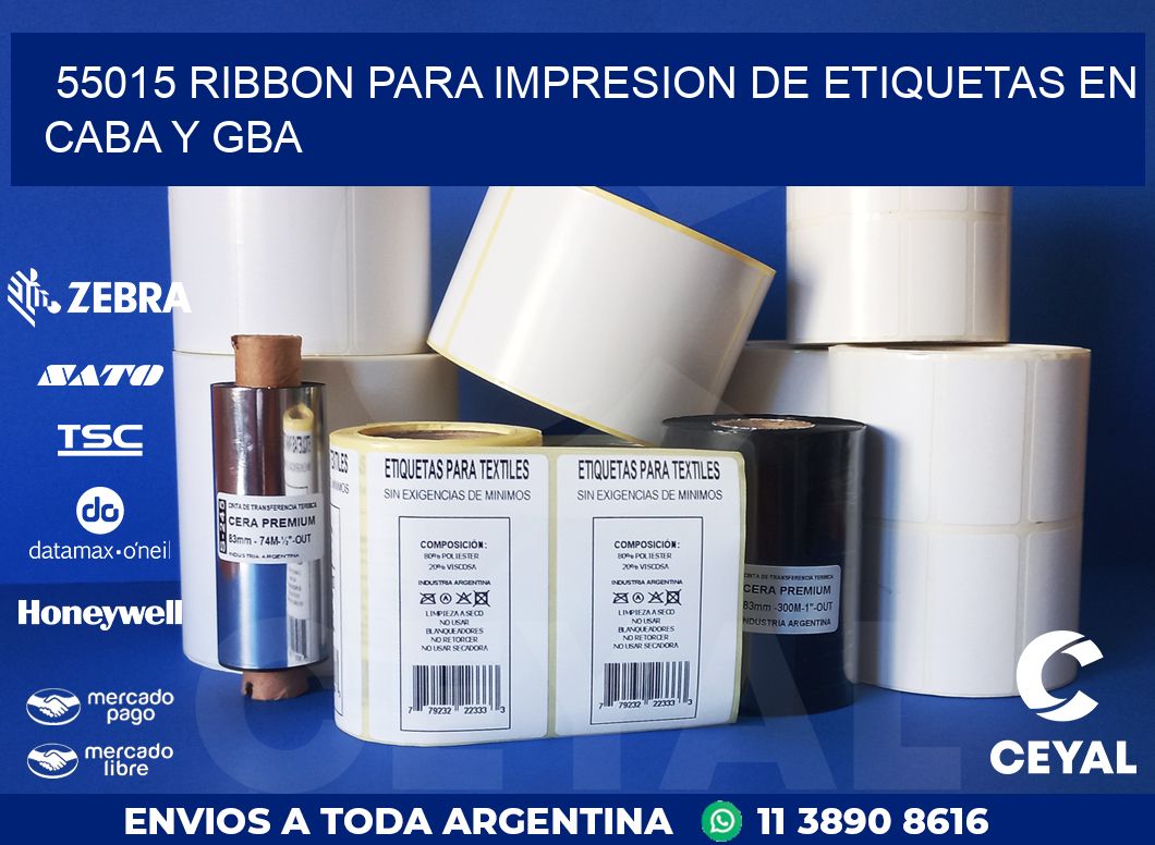 55015 RIBBON PARA IMPRESION DE ETIQUETAS EN CABA Y GBA