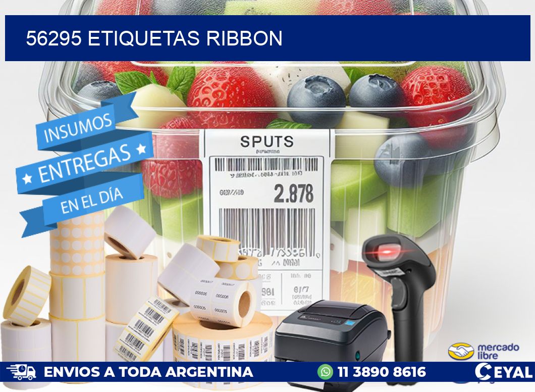 56295 ETIQUETAS RIBBON