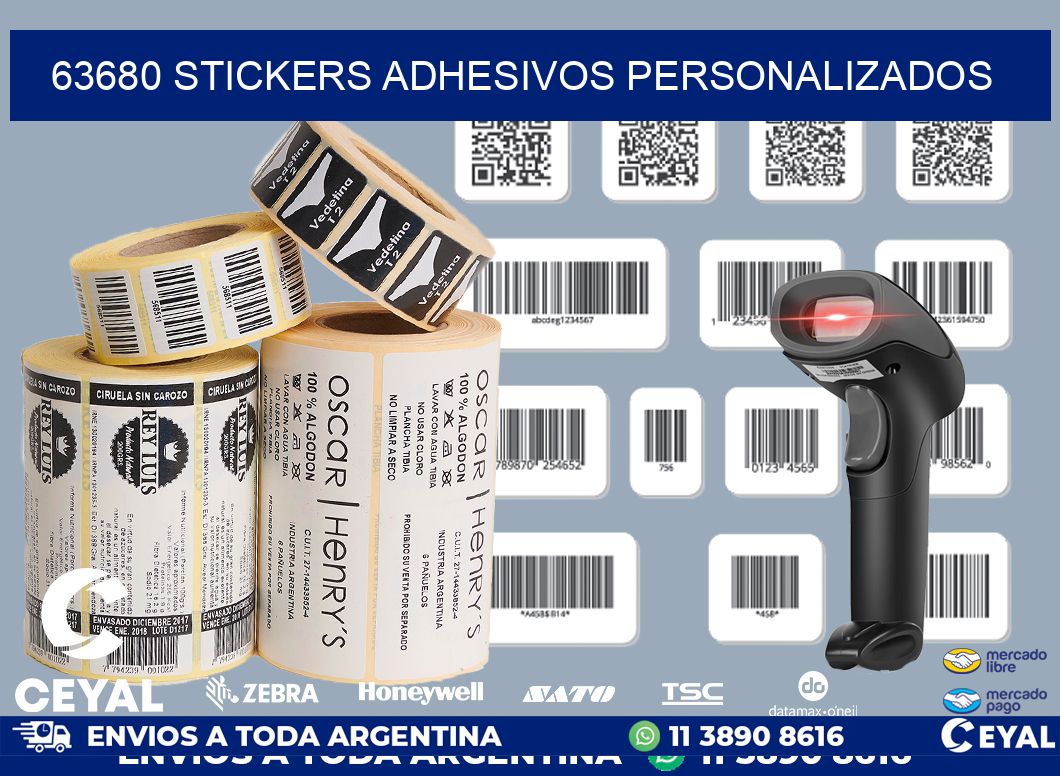 63680 stickers adhesivos personalizados