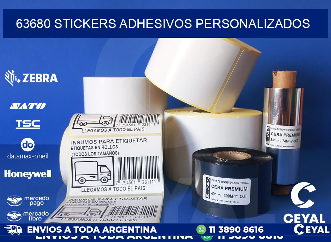 63680 stickers adhesivos personalizados