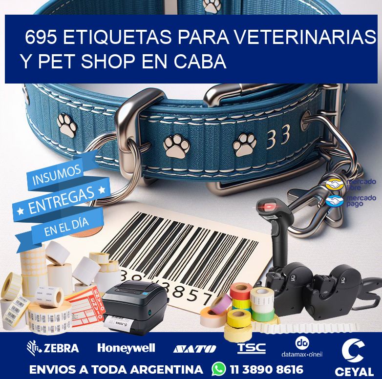 695 ETIQUETAS PARA VETERINARIAS Y PET SHOP EN CABA