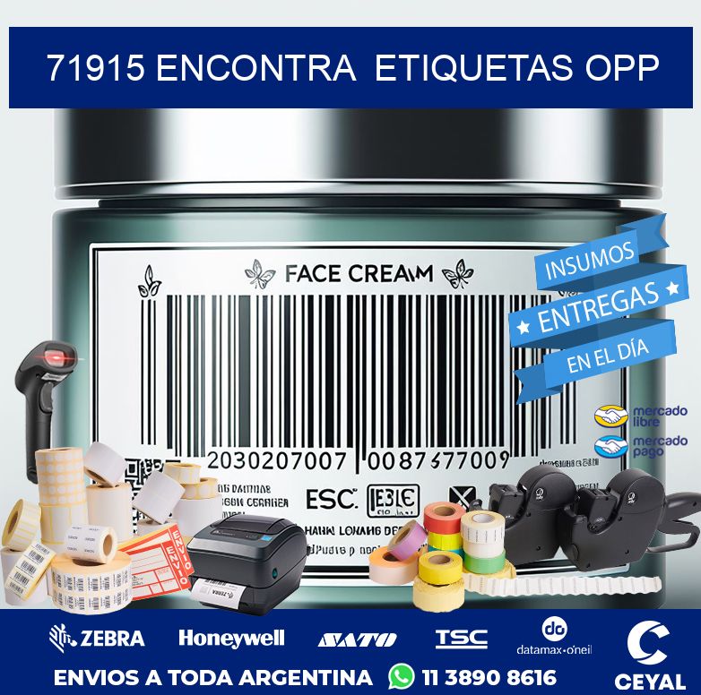 71915 ENCONTRA  ETIQUETAS OPP
