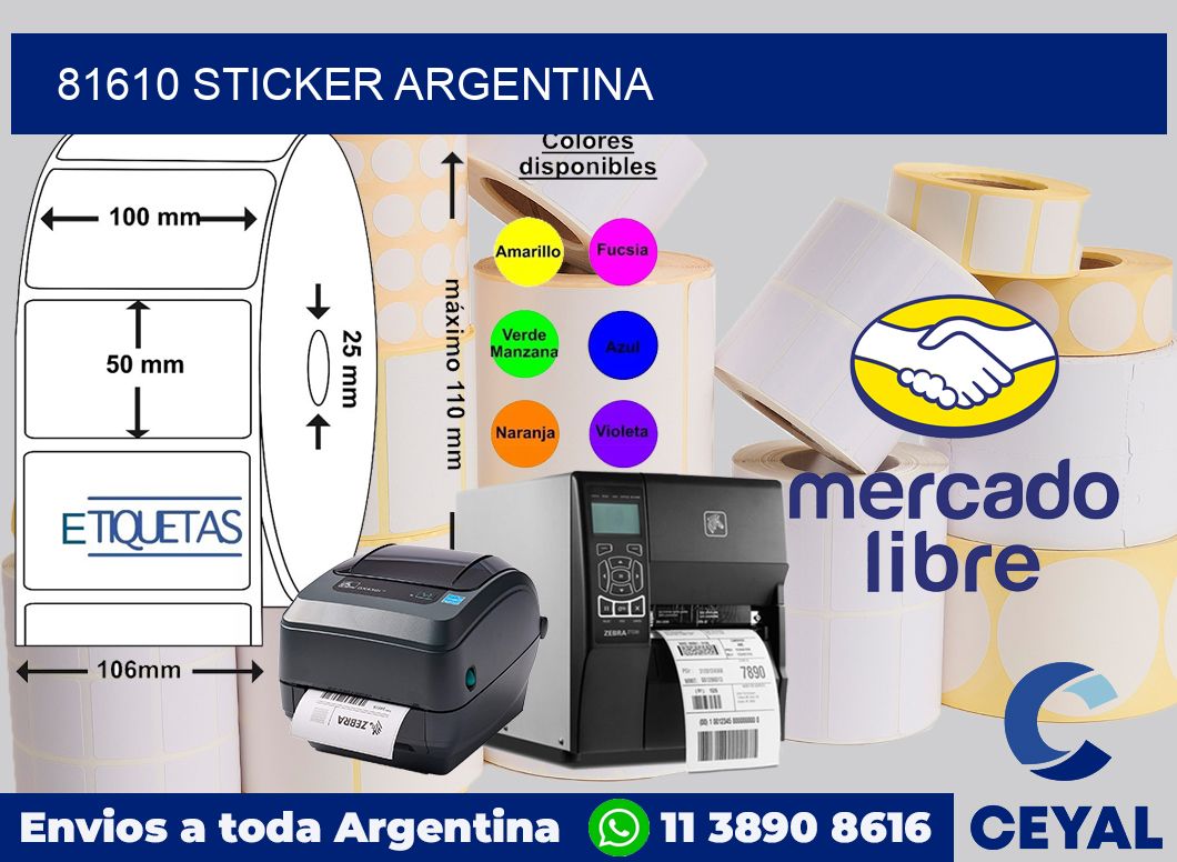 81610 Sticker Argentina