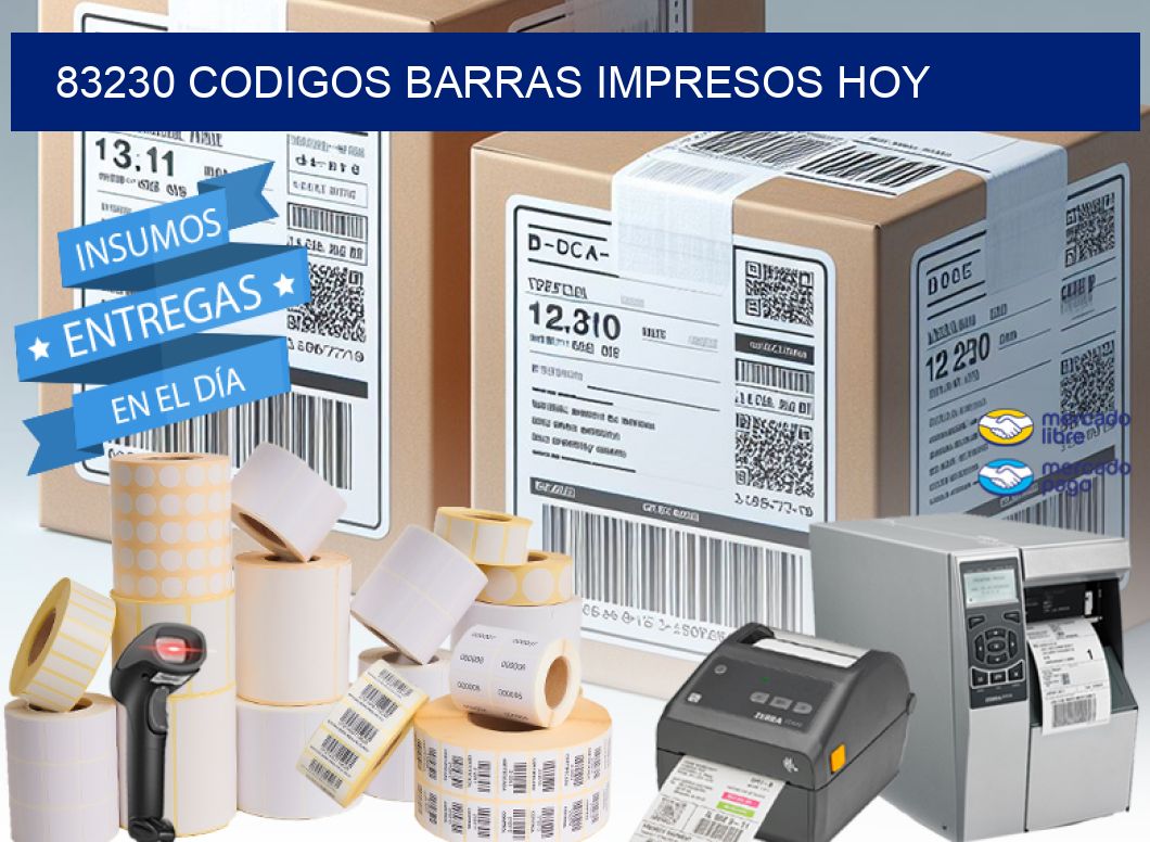 83230 CODIGOS BARRAS IMPRESOS HOY