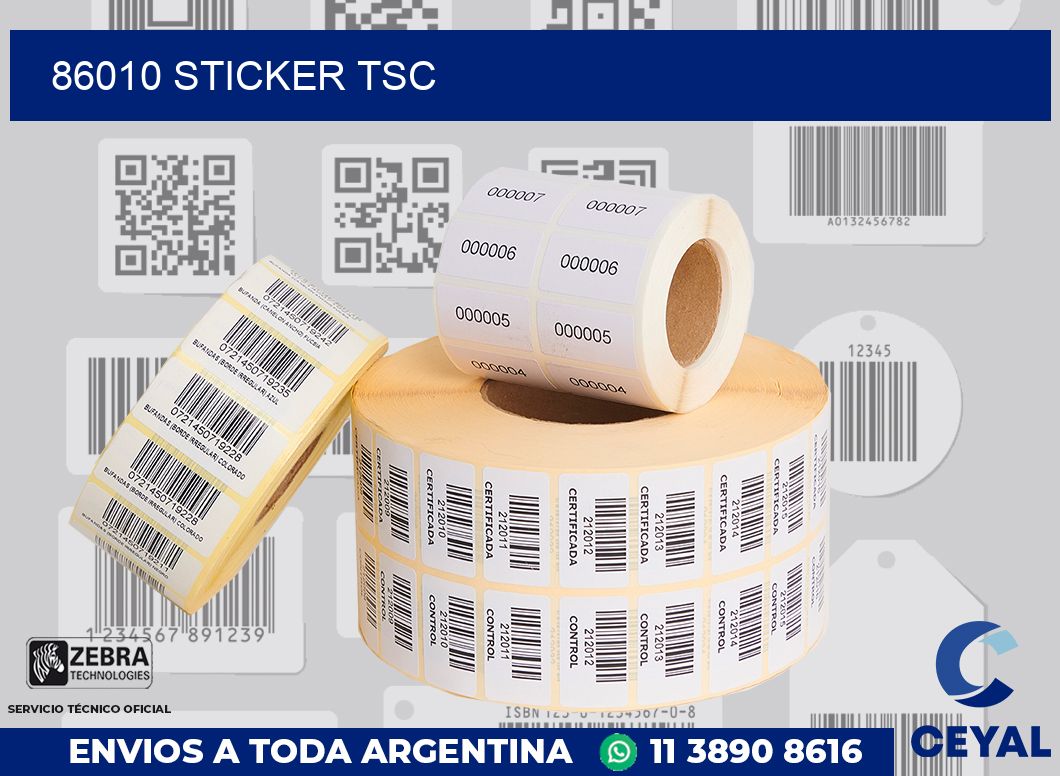 86010 sticker tsc