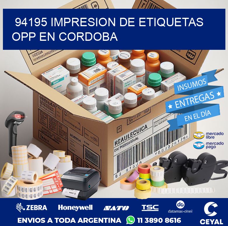 94195 IMPRESION DE ETIQUETAS OPP EN CORDOBA