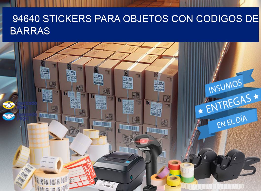 94640 STICKERS PARA OBJETOS CON CODIGOS DE BARRAS