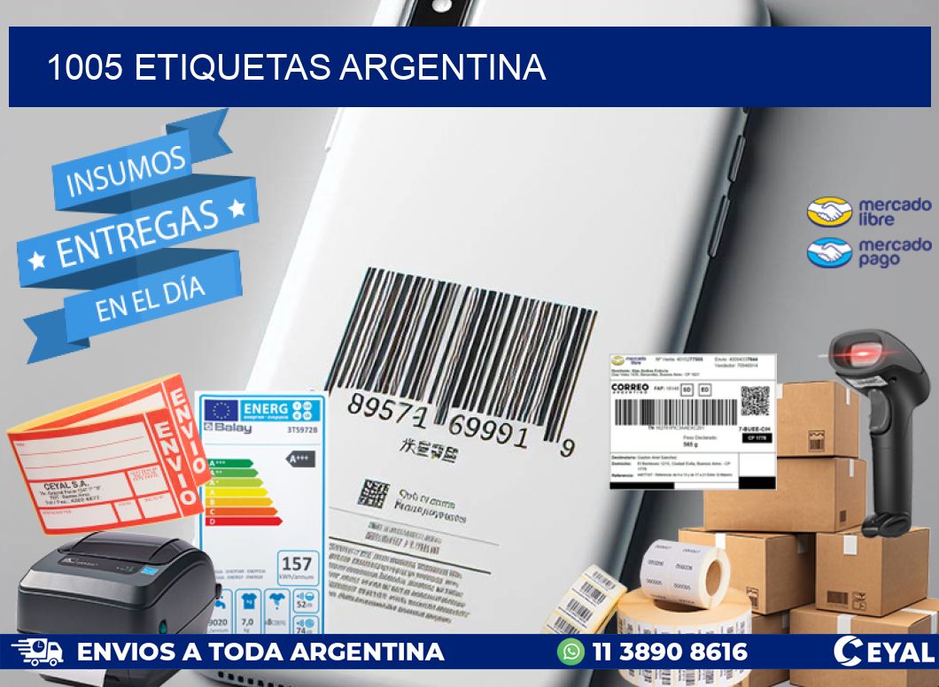 1005 ETIQUETAS ARGENTINA