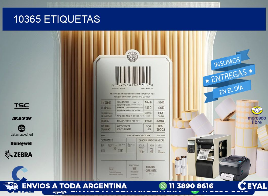 10365 ETIQUETAS
