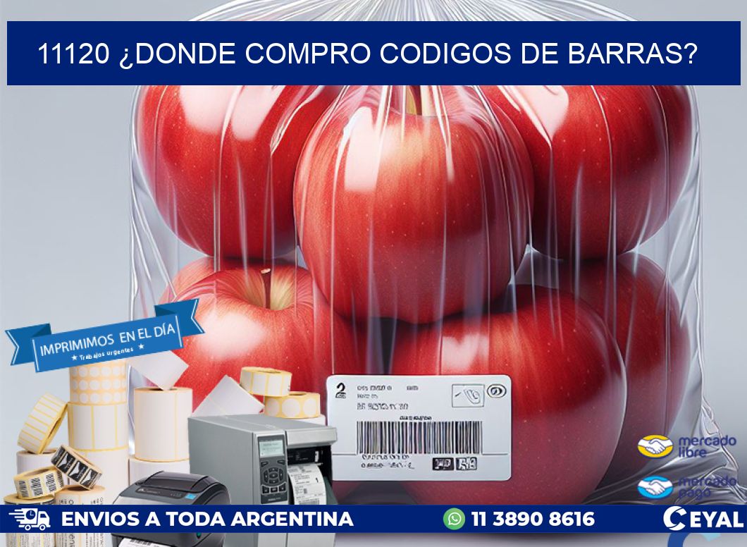 11120 ¿DONDE COMPRO CODIGOS DE BARRAS?