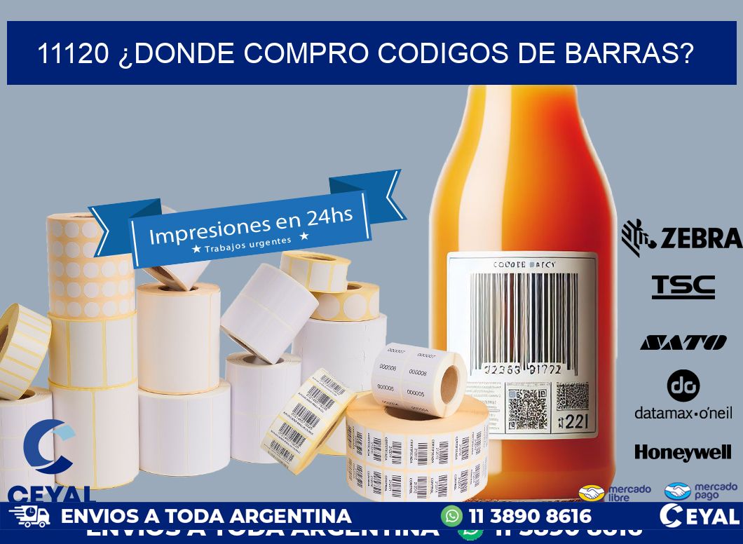 11120 ¿DONDE COMPRO CODIGOS DE BARRAS?