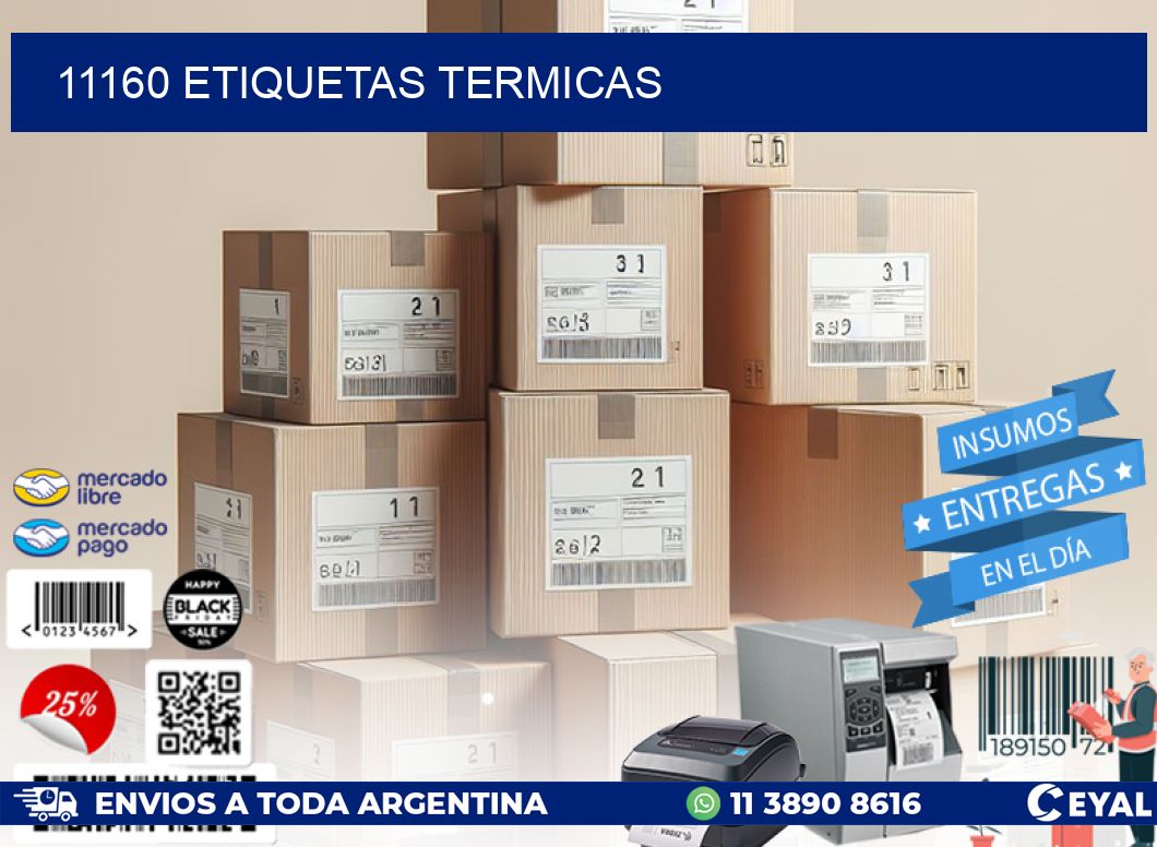 11160 ETIQUETAS TERMICAS
