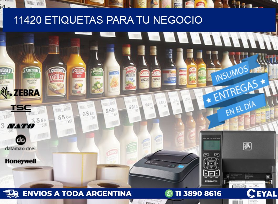 11420 ETIQUETAS PARA TU NEGOCIO