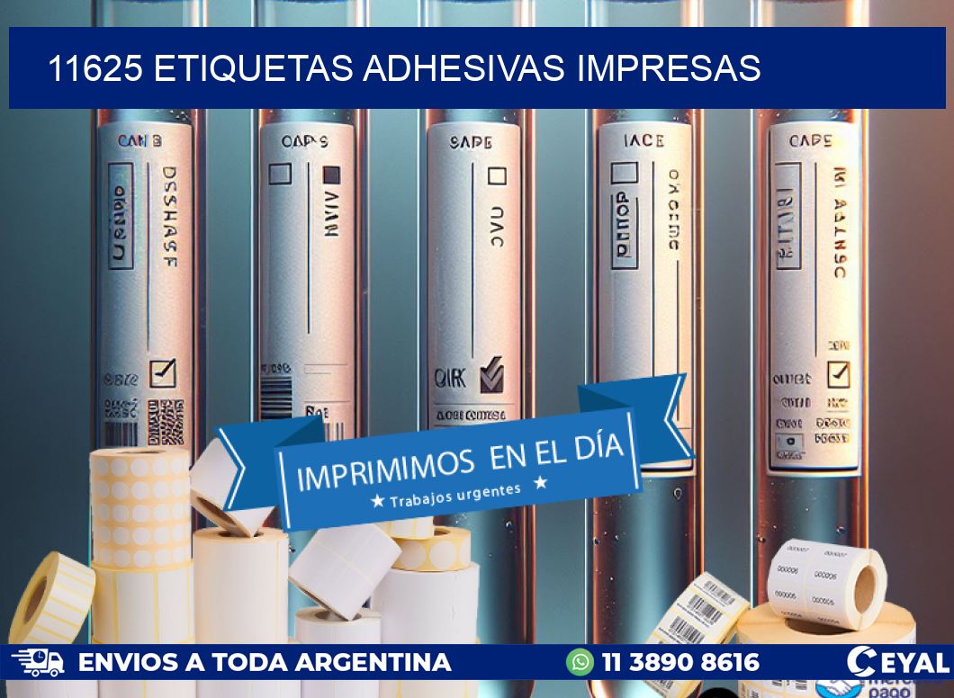 11625 ETIQUETAS ADHESIVAS IMPRESAS