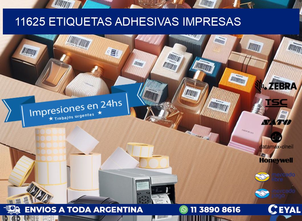 11625 ETIQUETAS ADHESIVAS IMPRESAS