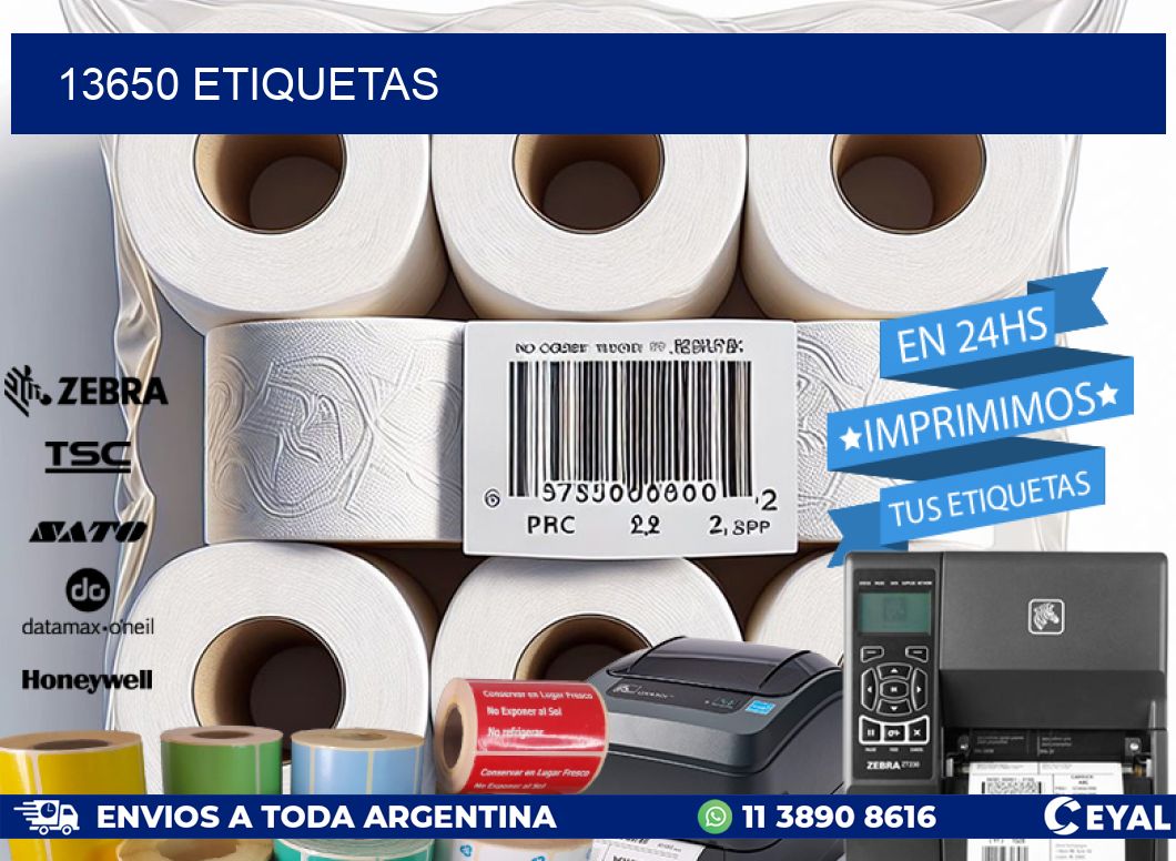 13650 ETIQUETAS