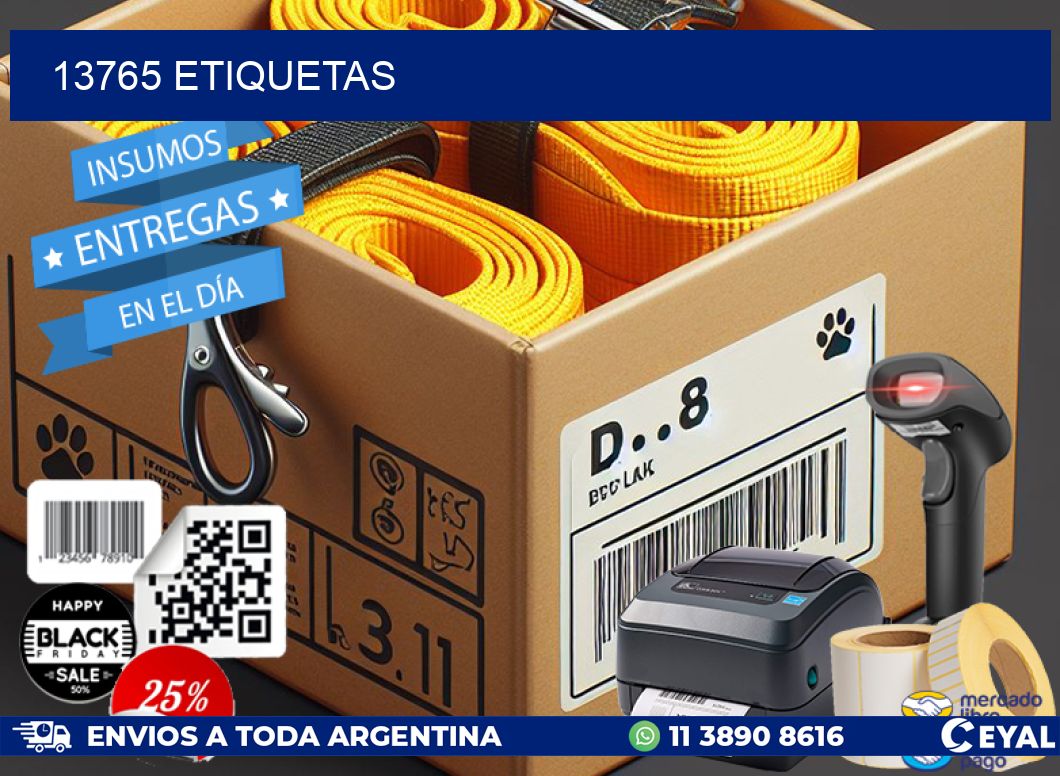 13765 ETIQUETAS