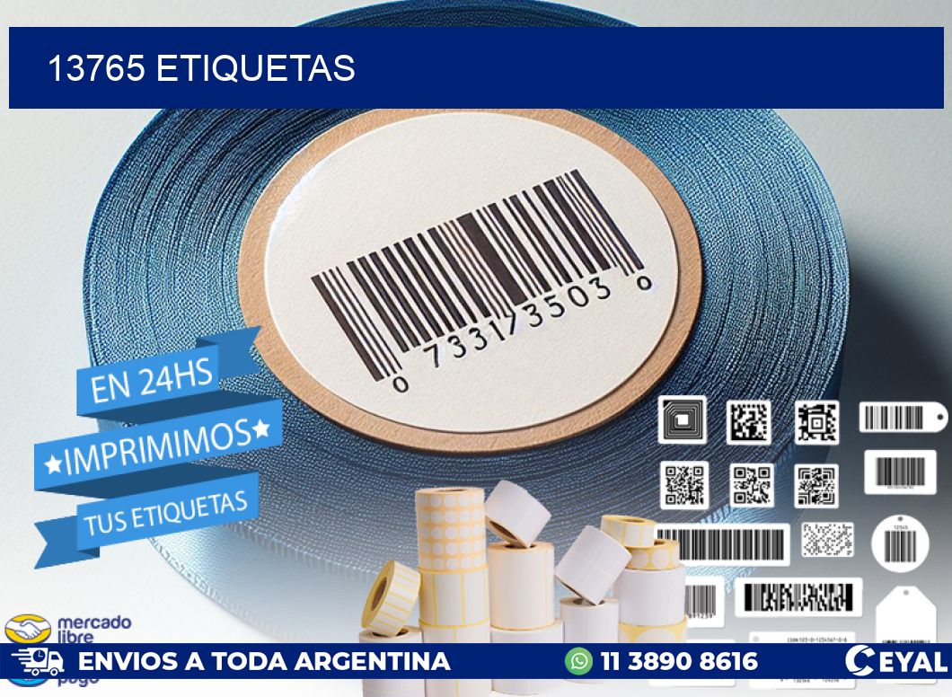 13765 ETIQUETAS