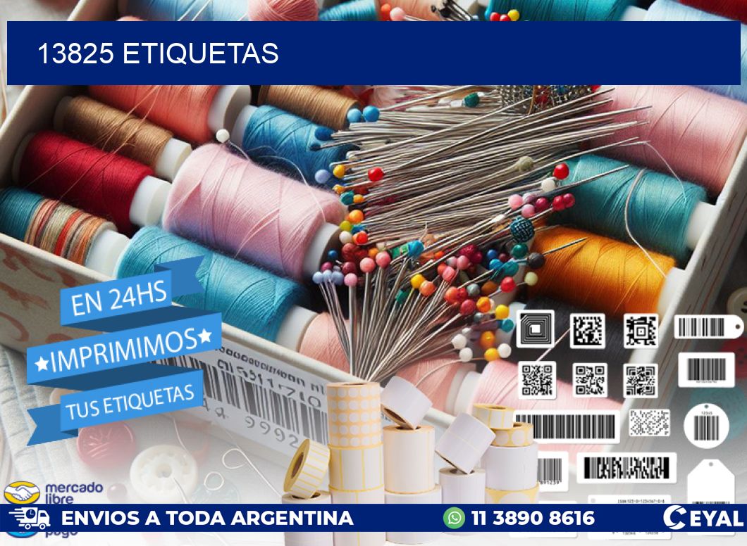 13825 ETIQUETAS
