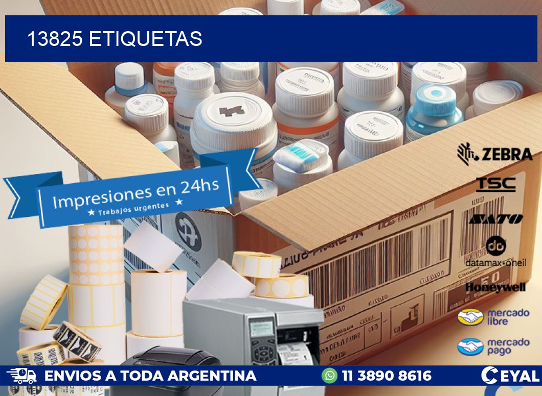 13825 ETIQUETAS