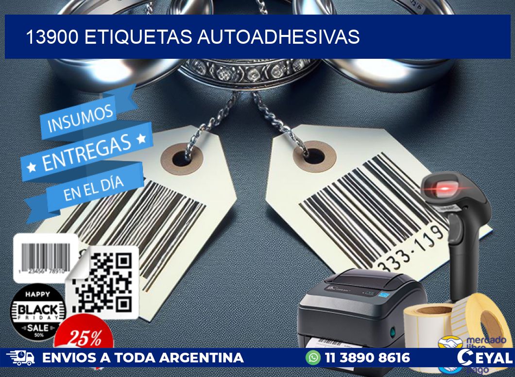 13900 ETIQUETAS AUTOADHESIVAS