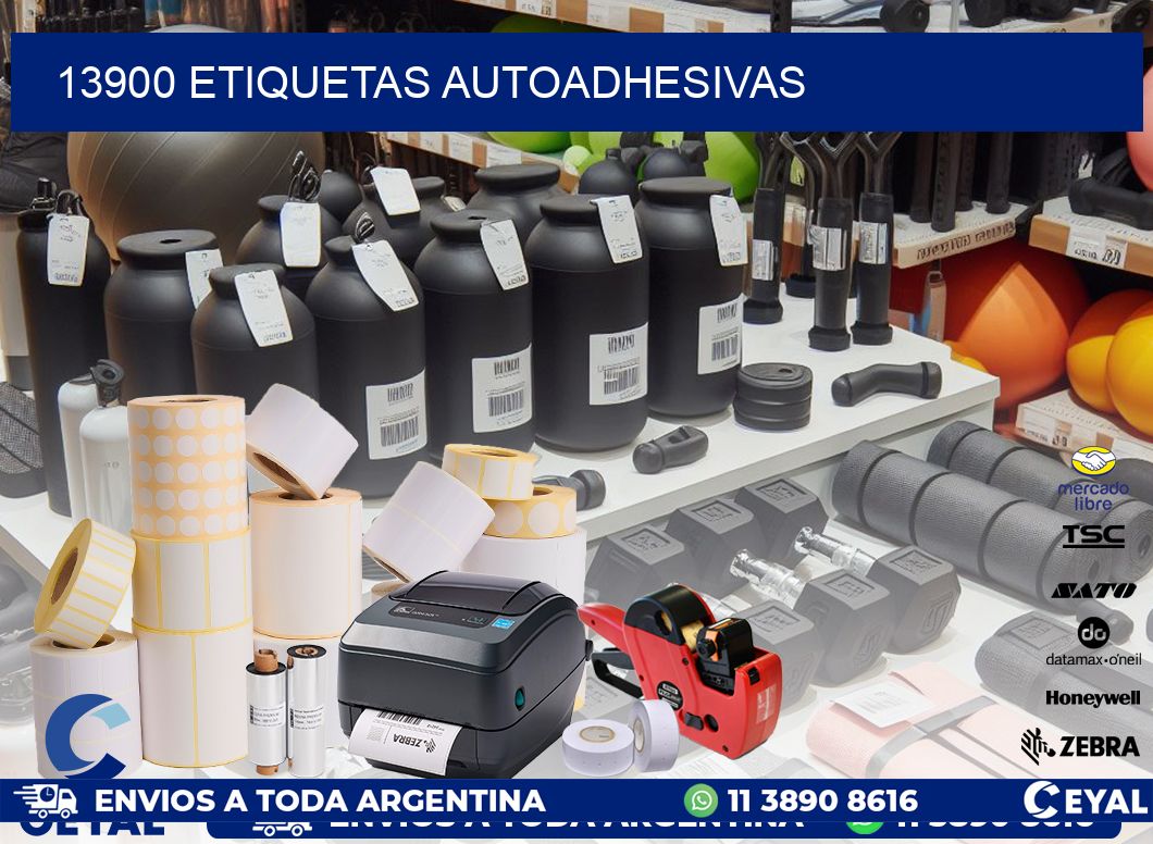 13900 ETIQUETAS AUTOADHESIVAS