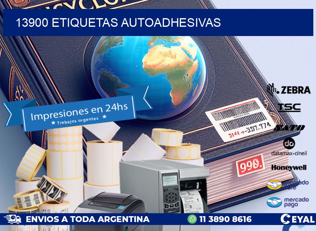 13900 ETIQUETAS AUTOADHESIVAS