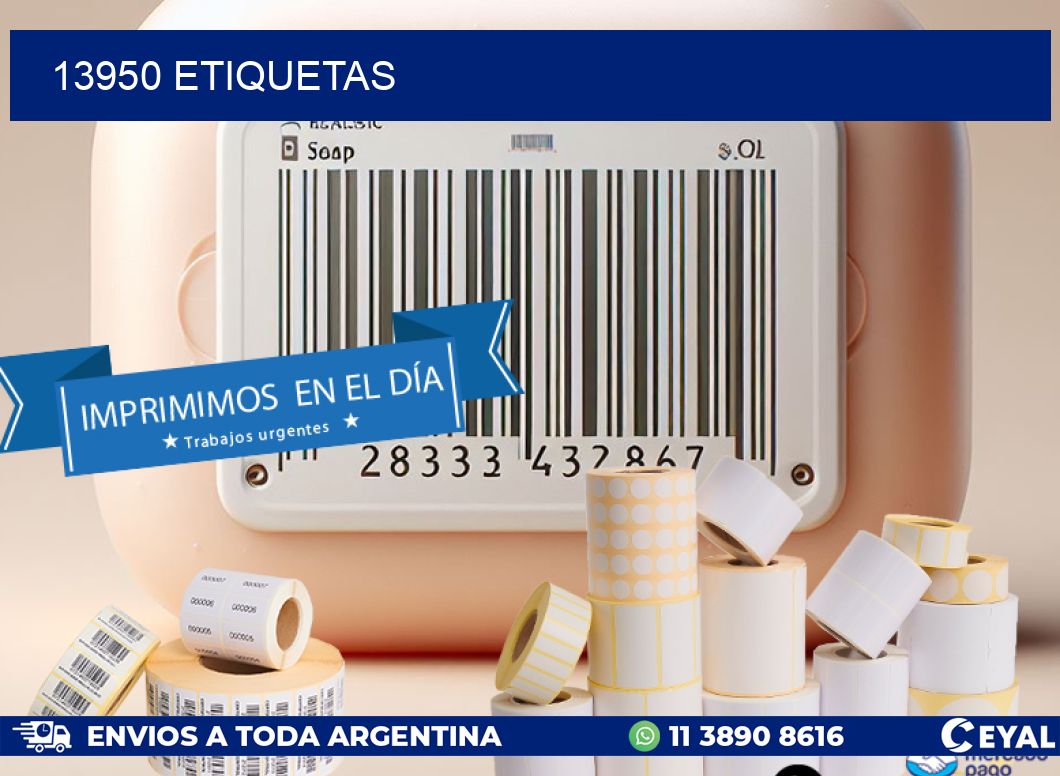 13950 ETIQUETAS