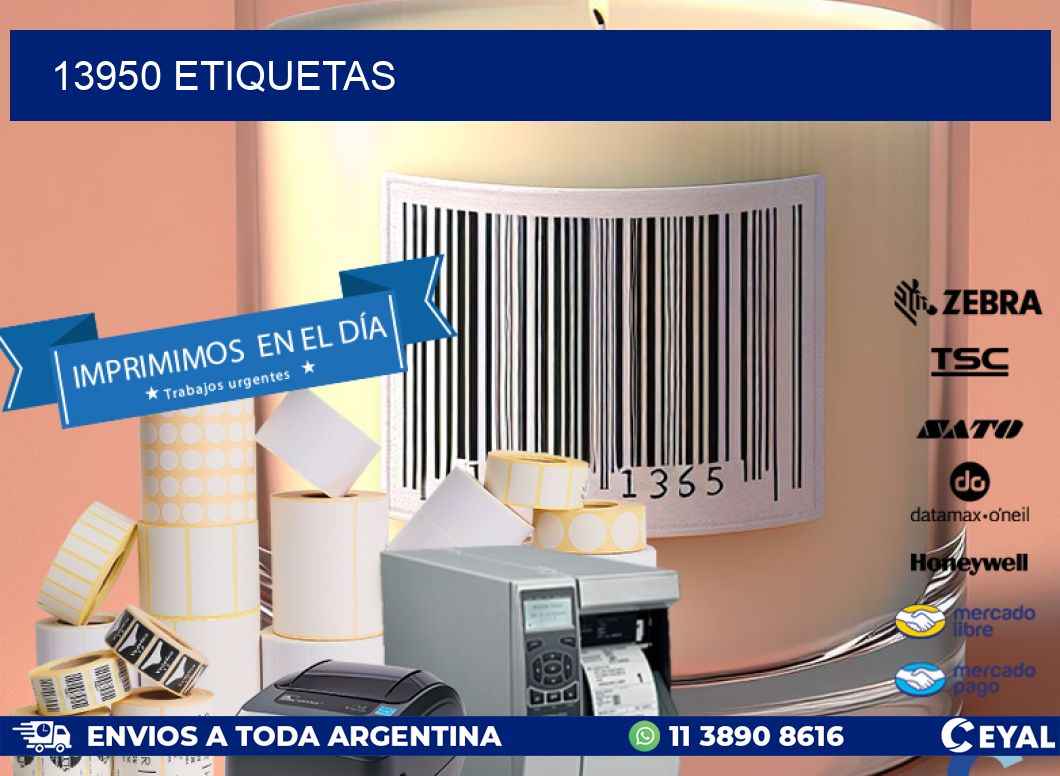 13950 ETIQUETAS