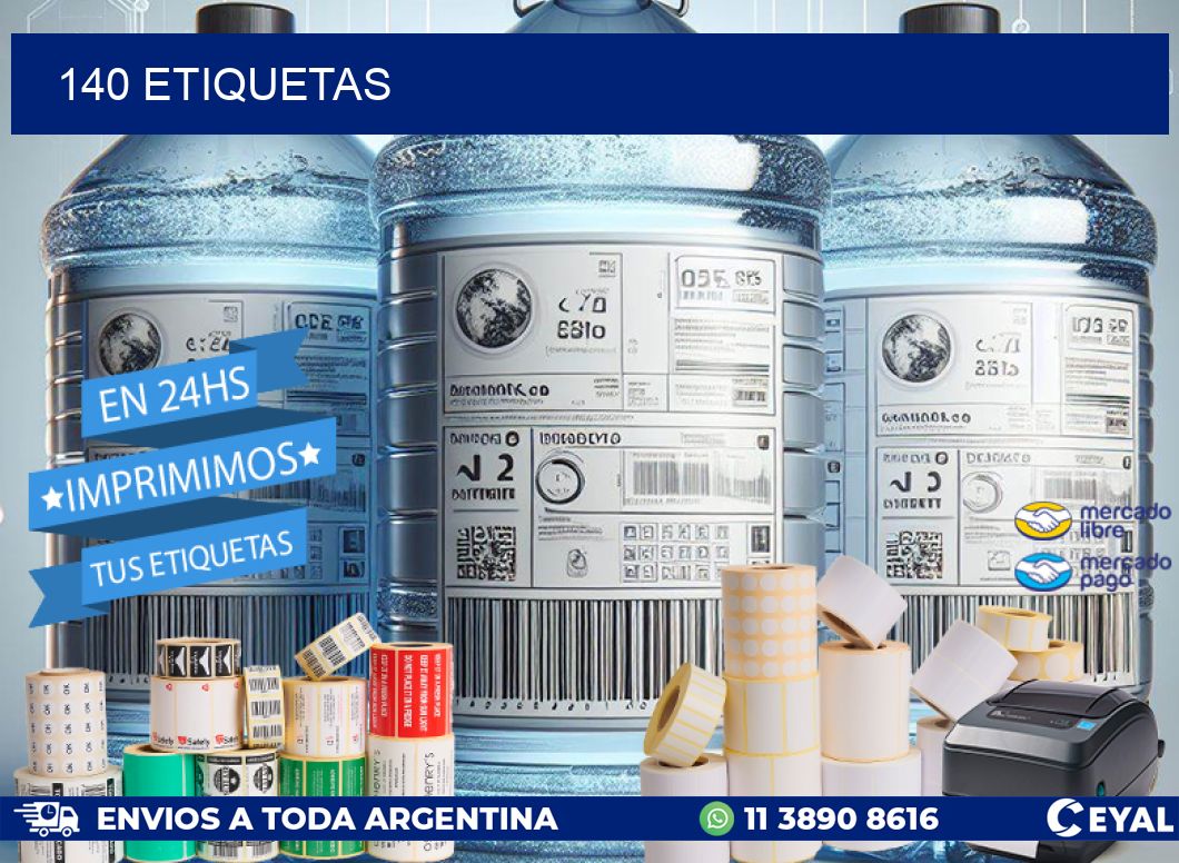 140 ETIQUETAS