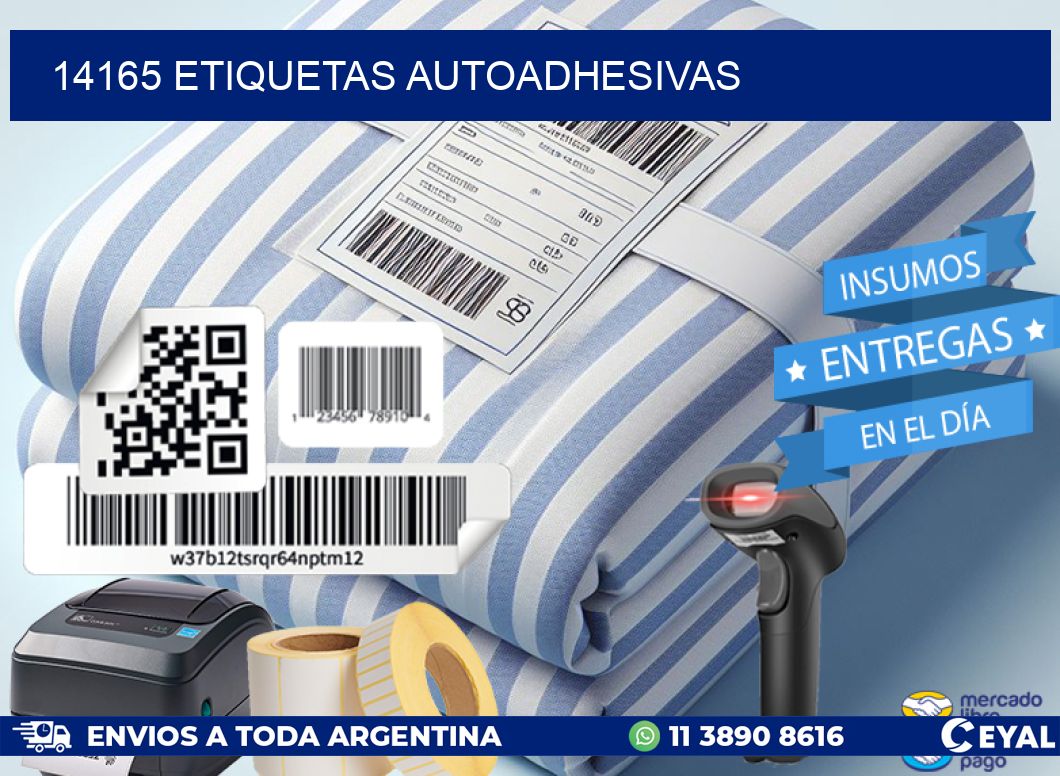 14165 ETIQUETAS AUTOADHESIVAS
