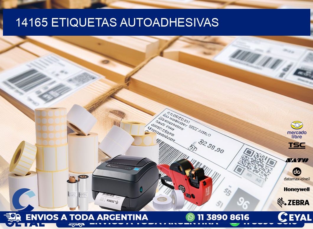 14165 ETIQUETAS AUTOADHESIVAS