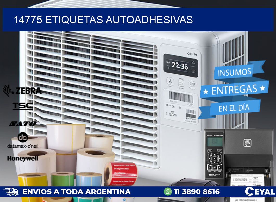 14775 ETIQUETAS AUTOADHESIVAS