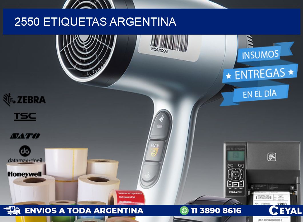 2550 ETIQUETAS ARGENTINA