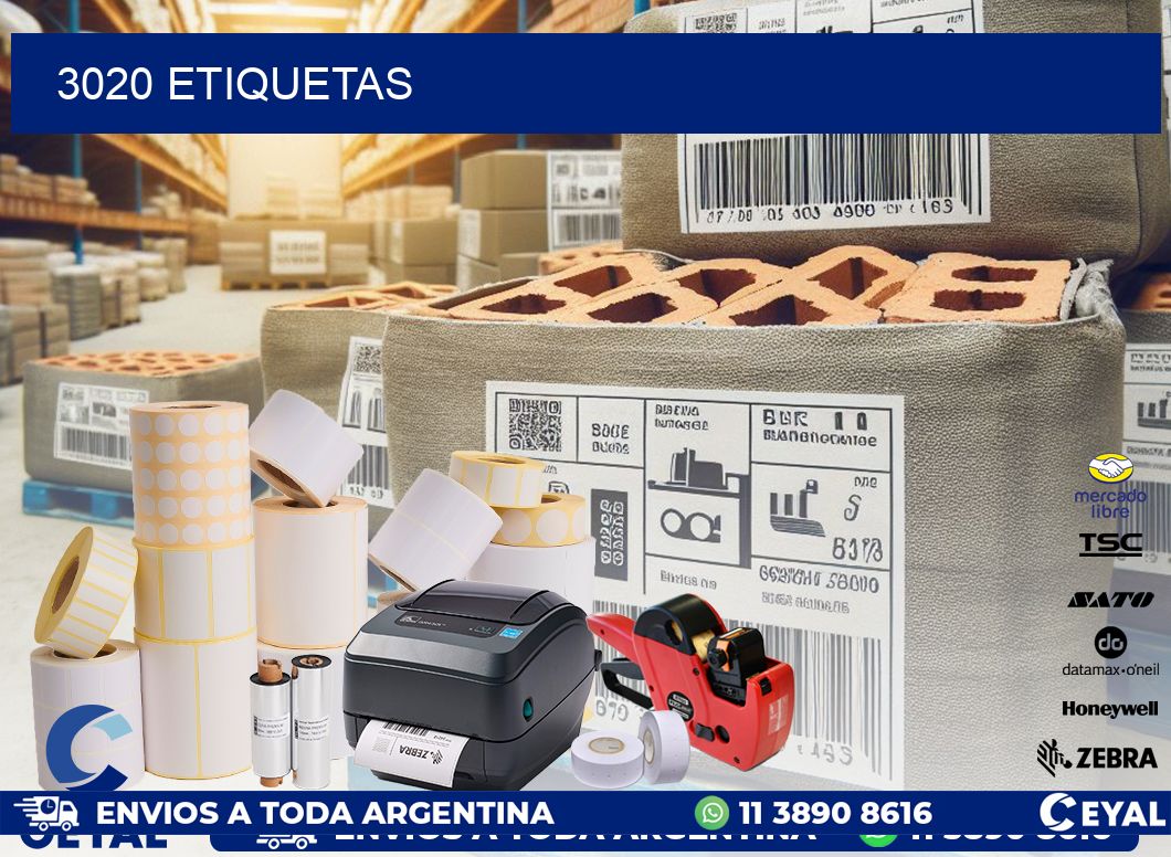 3020 ETIQUETAS