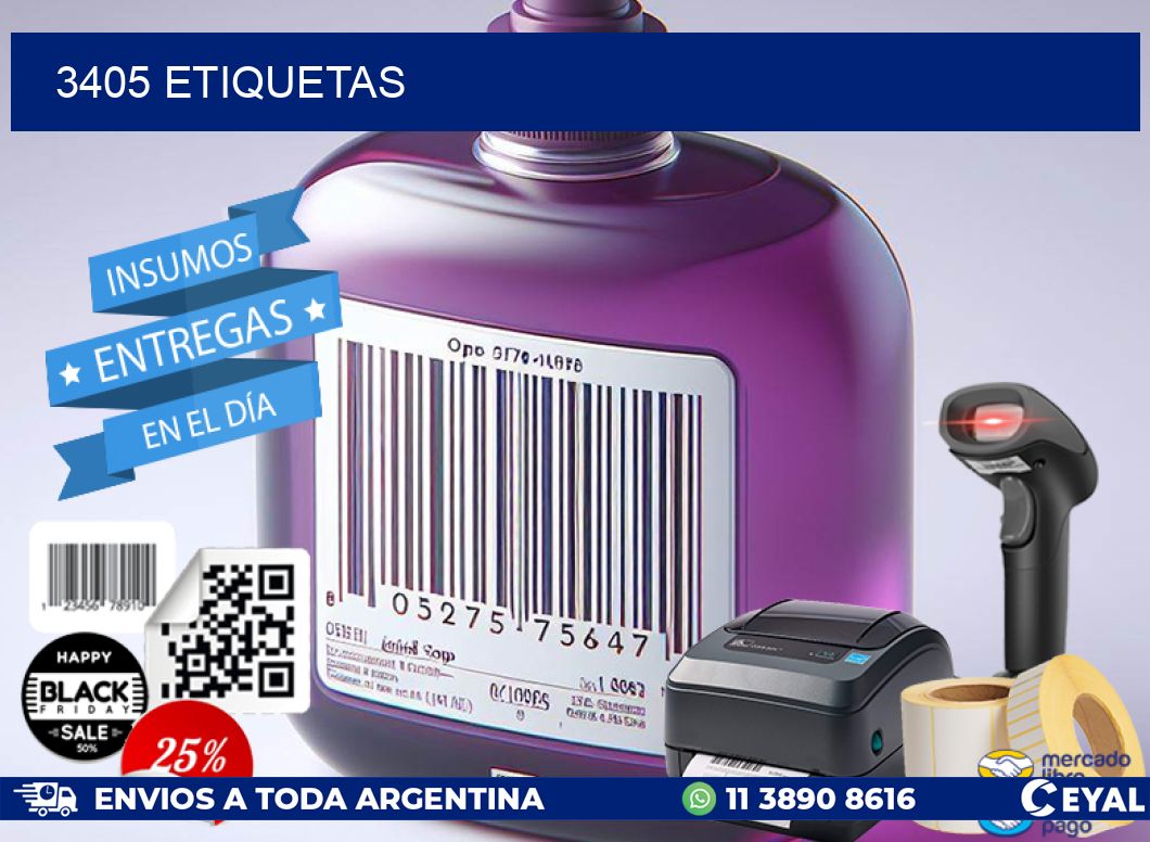 3405 ETIQUETAS