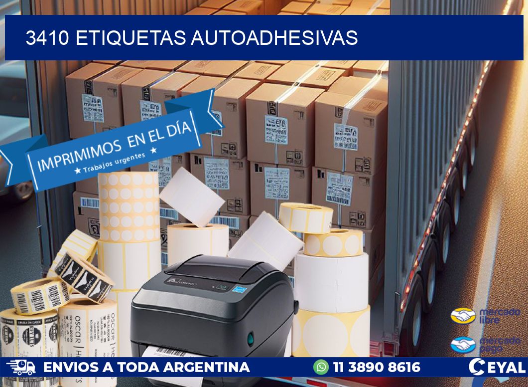 3410 ETIQUETAS AUTOADHESIVAS