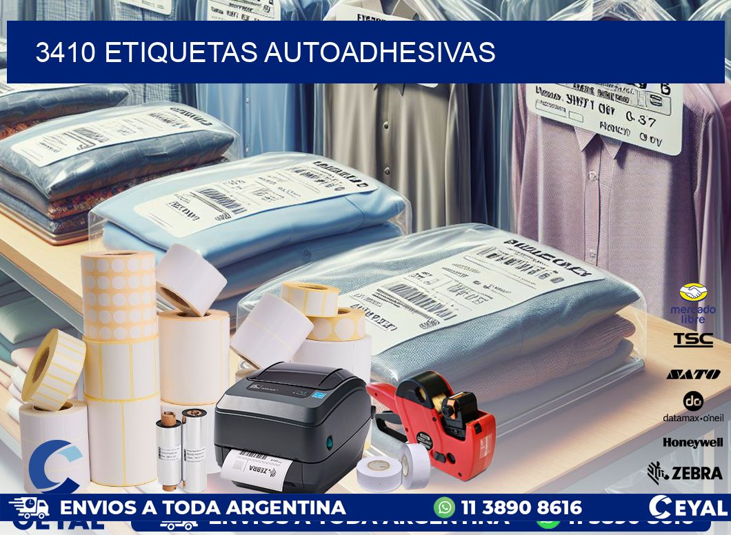 3410 ETIQUETAS AUTOADHESIVAS