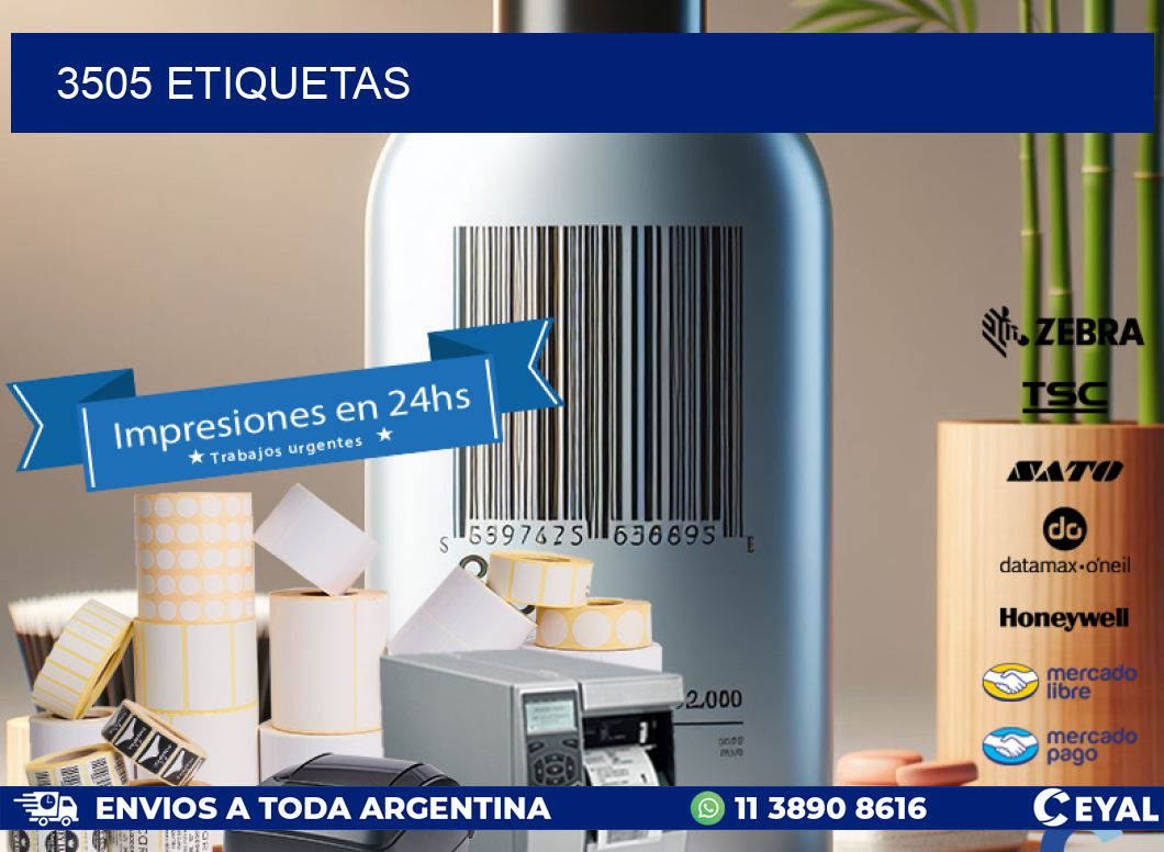 3505 ETIQUETAS