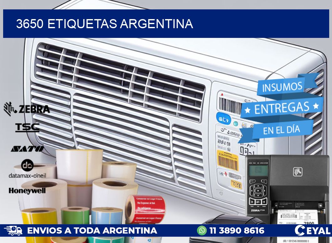 3650 ETIQUETAS ARGENTINA