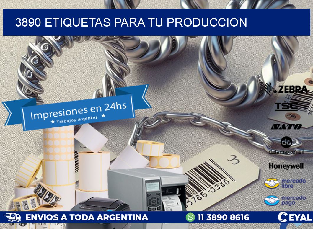 3890 ETIQUETAS PARA TU PRODUCCION