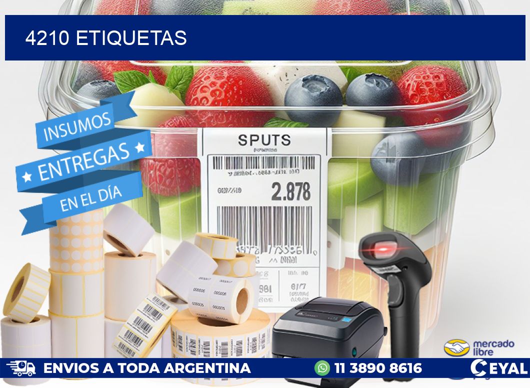 4210 ETIQUETAS