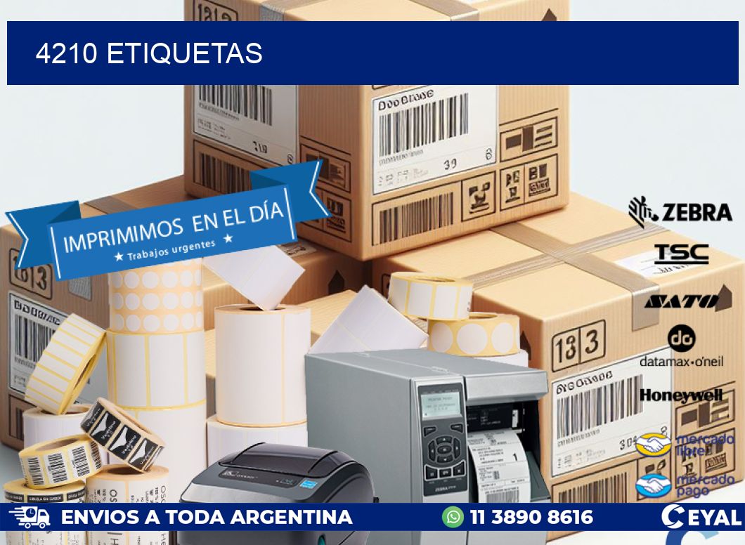 4210 ETIQUETAS