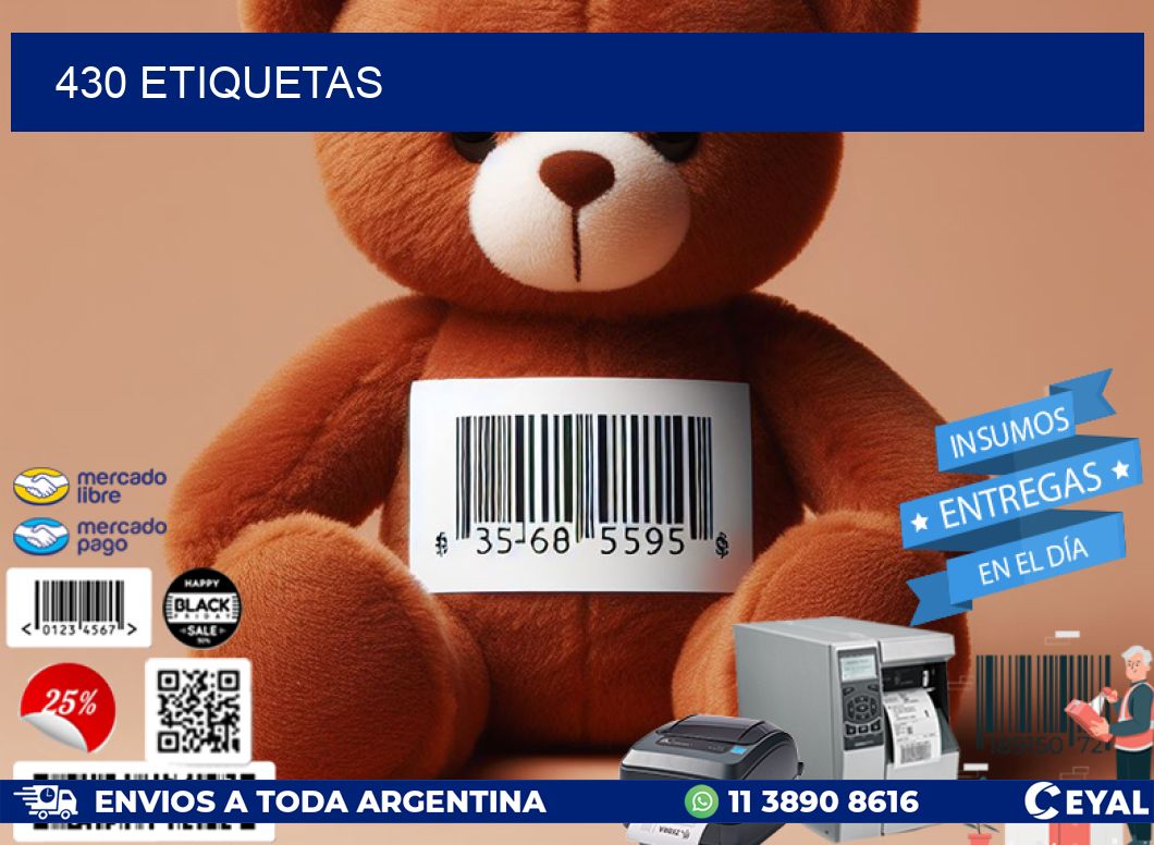 430 ETIQUETAS