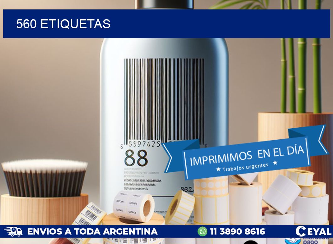 560 ETIQUETAS