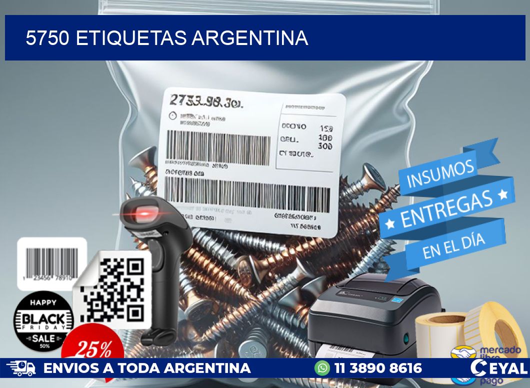 5750 ETIQUETAS ARGENTINA