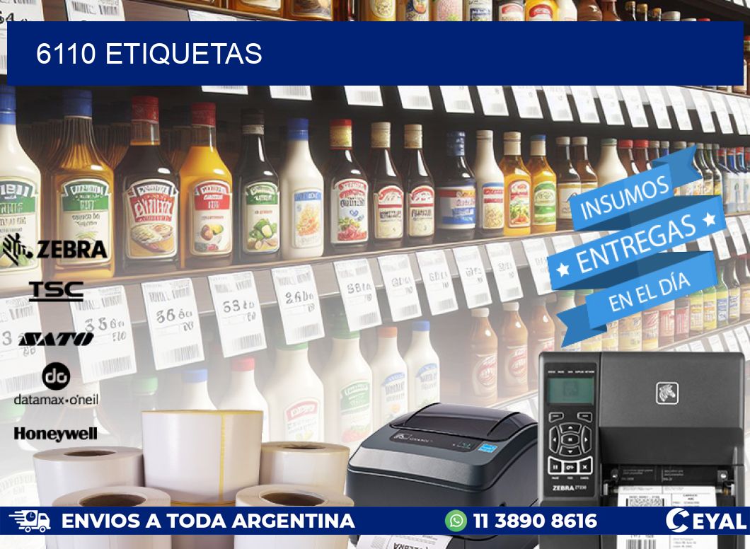 6110 ETIQUETAS